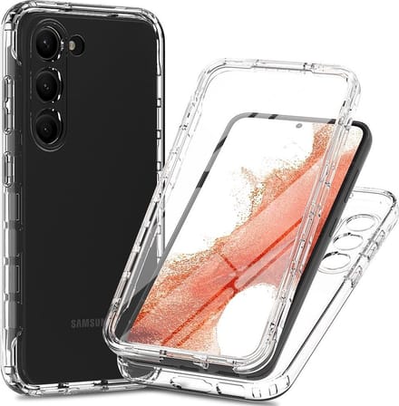 Geschikt voor Samsung Galaxy S23 Plus Hoesje Full Cover Protect 360° - Transparant