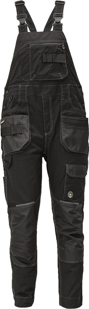 Cerva Dayboro bretelbroek / Amerikaanse overall zwart maat 48