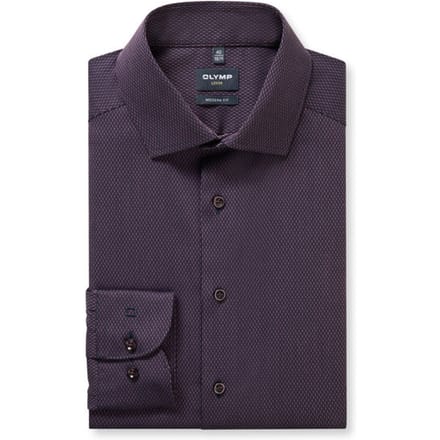 OLYMP Luxor Overhemd, Modern Fit, Global Kent, Mauve