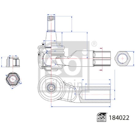 Spoorstangeind FEBI BILSTEIN 184022