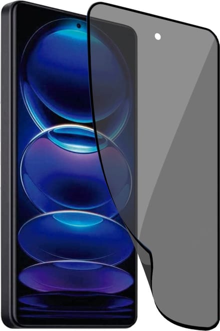 Geschikt voor Xiaomi Redmi Note 12 Pro - Privacy Screenprotector - Beschermglas - Privé GuardCover