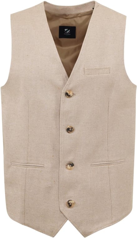 Suitable Gilet Loop Beige - Maat 46 - Heren