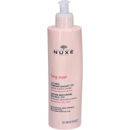 NUXE Very Rose 24H Soothing Moisturizing Body Lotion - 400ml