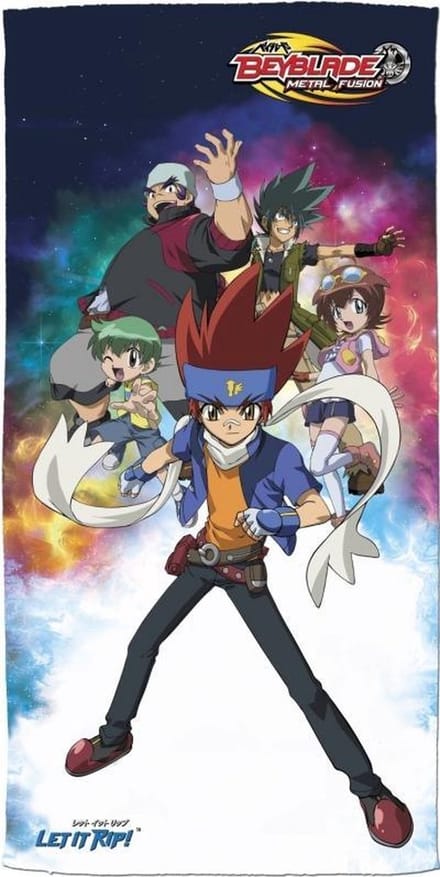 Beyblade - Strandlaken - Badlaken 76x152 Cm - 100% Katoen