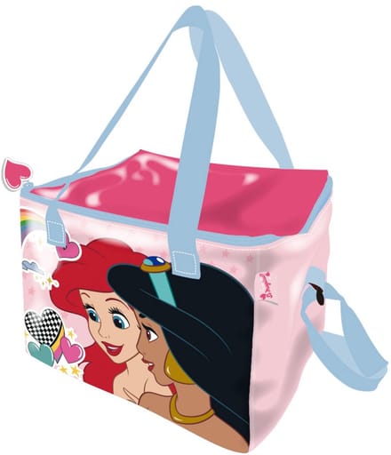 Disney Princess Ariel & Jasmine thermal lunch bag, cooler bag 22.5 cm