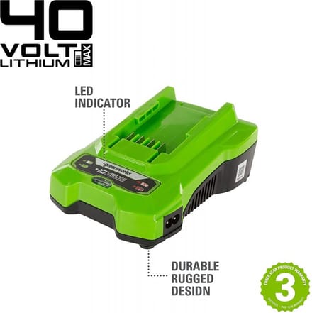 Greenworks Acculader met VDE 40 V 2 A