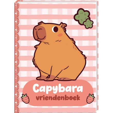 Vriendenboek Capybara - Kinderen - Hardcover - Dieren