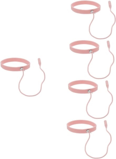 Pincet Houder - Polsband Houder - Wimper Verlenging - Ergonomisch Ontwerp - 5 Stuks - Roze