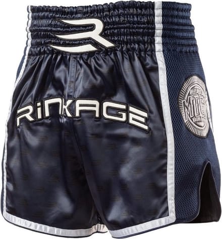 Rinkage Thai Stallion Muay Thai Short- Donkerblauw S