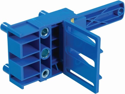Silverline Deuvelmal - Hardstalen inzetstukken - Ø 30 mm - Blauw