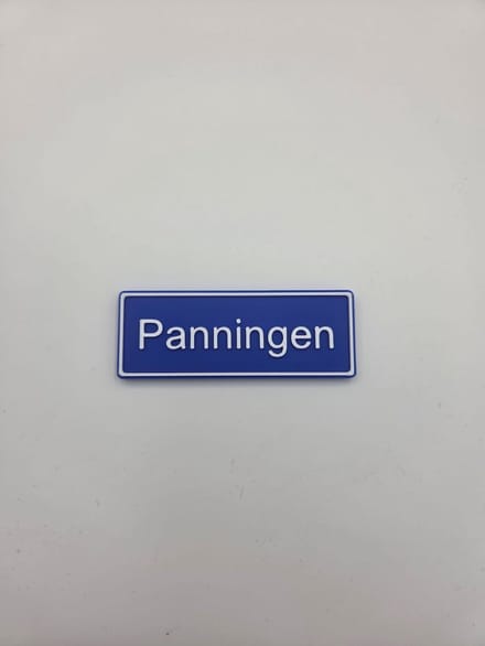 Koelkast Magneet plaatsnaam 8 X 3 CM