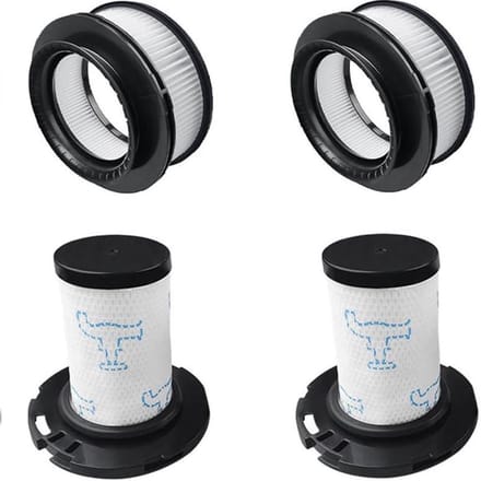 Replacements® filter set geschikt voor Rowenta X-Force Flex 11.6 12.6 14.6 15.6 - ZR009007 - 4 stuks