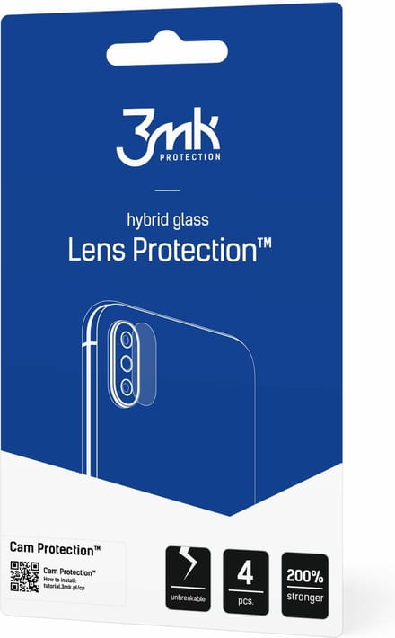 3MK Lens Protect Serie - Camera Lensbeschermer - Oppo A11x - Transparant - 4 Stuks