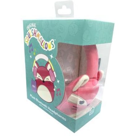 Squishmallows - Fifi - draadloze kinderkoptelefoon - met pluche - microfoon - bluetooth