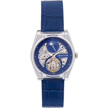 Heritor Automatische Daxton Semi Skelet Kantoorhorloge