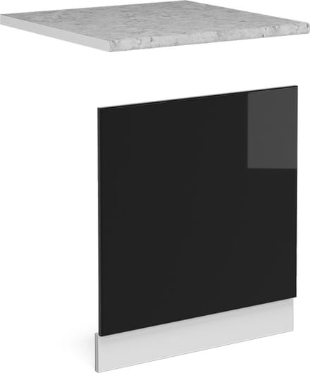 Vicco R-Line Frontpaneel – 60 cm, WB Marmer Zwart hoogglans