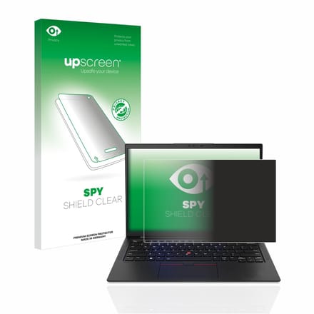 upscreen - privacy screenprotector voor Lenovo ThinkPad X1 Carbon Non-Touch 14" (10. Gen.) - Folie Beschermfolie Blauwlichtfilter