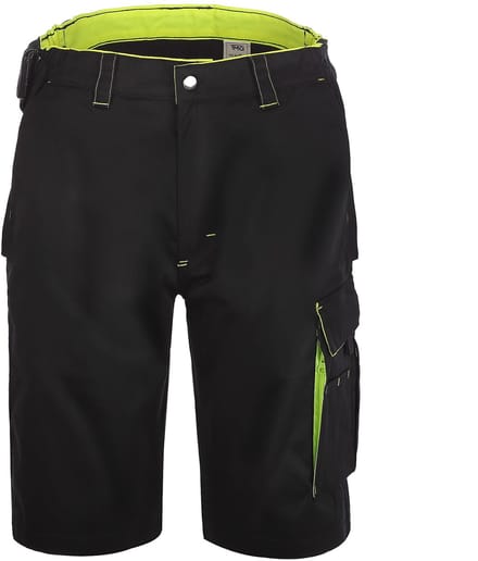 TMG FINESSE WORK Korte Werkbroek HEREN Werkshort Zwart - Ripstop - Stretch - Ademend