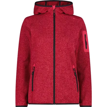 Dames fleece met capuchon CMP