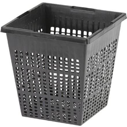 Vierkante plantmand 23 cm voor vijver en tuin