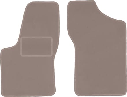 Beige voormatten voor: Fiat Seicento hatchback (1998-2010)