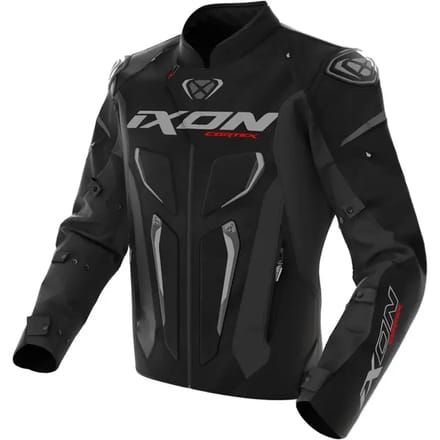 Ixon Cortex Zwart Grijs Waterdichte Textiele Motorjas - Jas