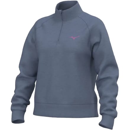 Dames 1/4 zip fleece Mizuno Athletic