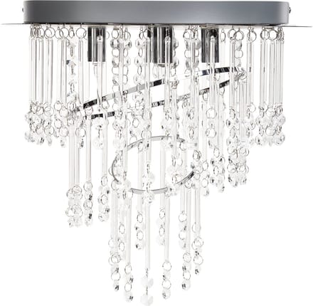 ESMELLE - Kroonluchter - Zilver - 45 cm - Kristal