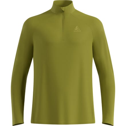 Odlo Essential 1/2 Zip Hardloopshirt Heren-groen