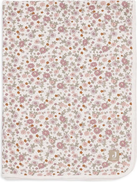 Jollein Baby Wiegdeken Jersey - 75x100cm - Retro Flowers