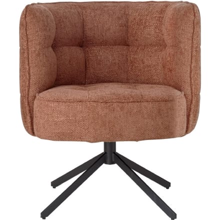 PTMD - Eetkamerstoel Odin - Bruin - 67x73x80cm