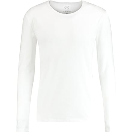 Kultivate T-shirt Lange Mouw Ronde Hals Wit  2XL