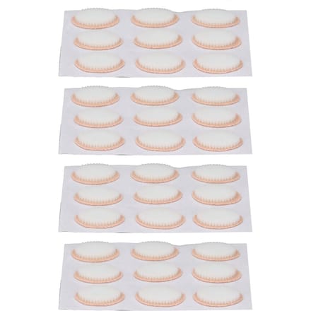 4 Feuilles 36 Pièces Coussinets pour Oignons Protecteurs de Pieds Patchs Préviennent l'Usure Coussin Éponge Douce pour Cors beige