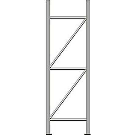 Staanderframe, voor stellingsysteem WR 600, H 2500 x D 600 mm