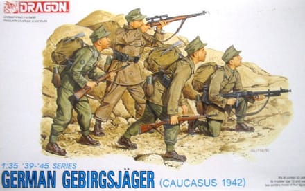 Dragon Modelbouwpakket Militaire voertuigen - 6045 German Gebirgsjaeger - Caucasus 1942 Plastic - 1:35 - Modelbouw