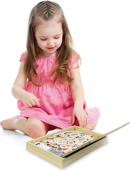 Bio Toys L’Ecole des Mots bilingue Français- Anglais - Jeu en Bois