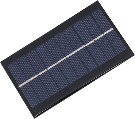 Zonnepaneelmodule Set - Zonnecel Oplader - Energie Opwekken - Hoge Conversie - 100x70mm 2 Stuks - Zwart
