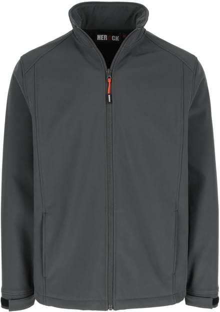 Herock Julius Softshell Werkjas Heren – Winddicht & Waterafstotend – Zwart – Maat 4XL