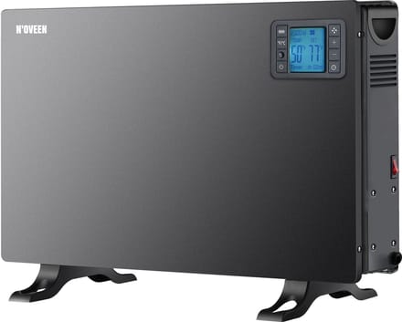 Noveen CH7100 LCD Smart Binnen Zwart 2000 W Convector elektrisch verwarmingstoestel