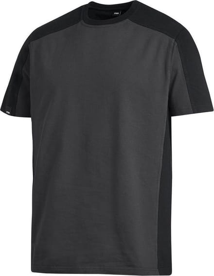 FHB Marc TShirt tweekleurig AntracietZwart maat M