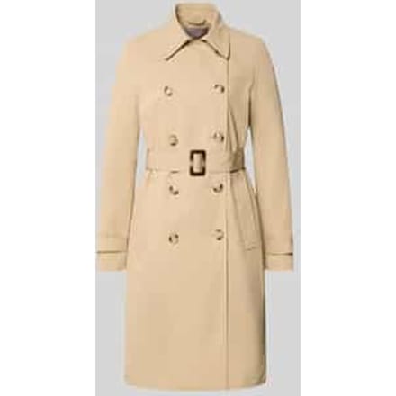Trenchcoat met mouwsluitingen