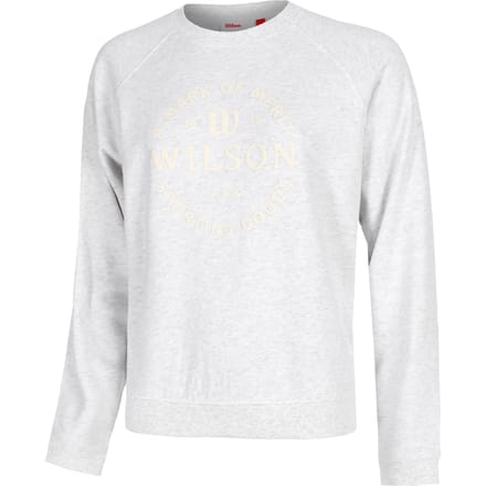 Wilson Classic Crew Sweatshirt Dames-lichtgrijs