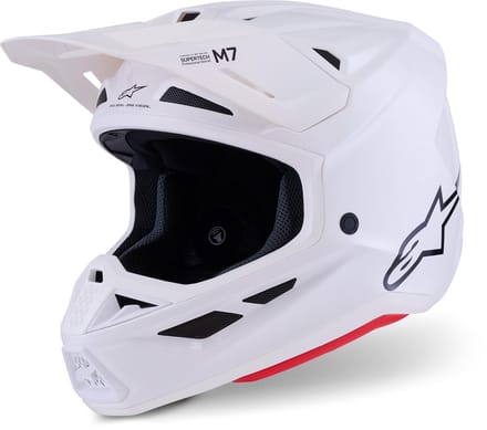 Alpinestars S-M7 Wit Crosshelm - Helm