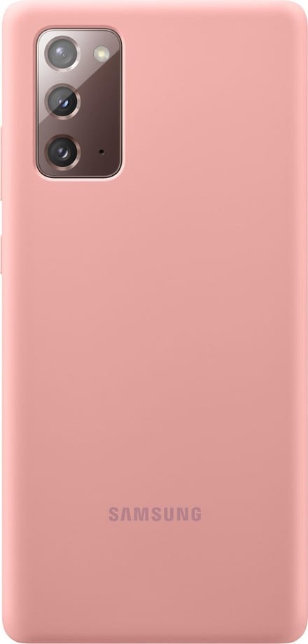 Samsung Silicone Hoesje - Samsung Galaxy Note 20 - Brons