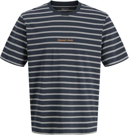 JACK&JONES - JORNORREBRO STRIPE TEE SS CN JNR - Jongens - T-shirts