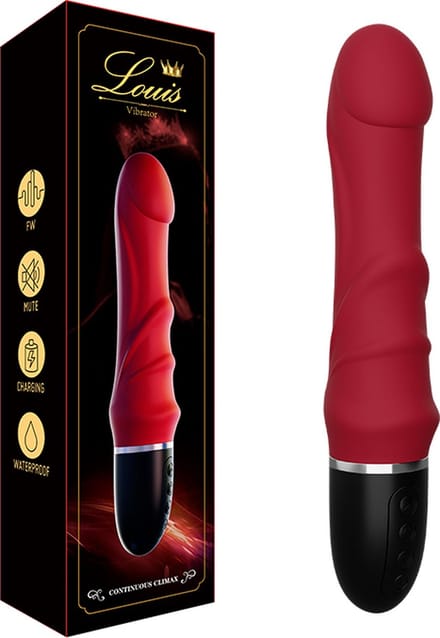 BR306 – Power Escorts Louis G-Spot Vibrator Silicone – 10 Speed