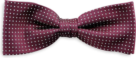 JB Collection - Strikken - strik Penny Stock - bordeauxrood / wit