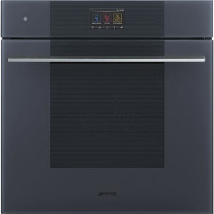 SMEG Traditional pyro Galileo Oven Oven , Linea, 60 cm, Thermogeventileerd, Neptune Grey, A+, Pyrolyse