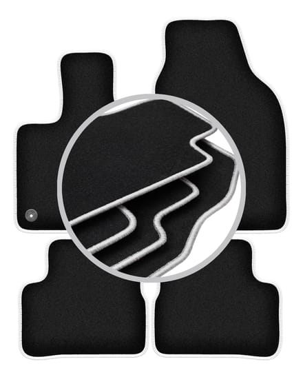 CARLUX-SILVER automatten voor: Fiat E-500 / 500 Electric hatchback (2020-)