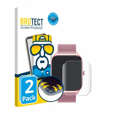 BROTECT - Screenprotector voor Kalinco P125 1.85" - Folie Beschermfolie transparant volledig dekking - 2 Stuks
